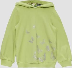 Sweatshirt mit Glitzer-Print