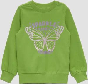Sweatshirt mit Glitzerprint
