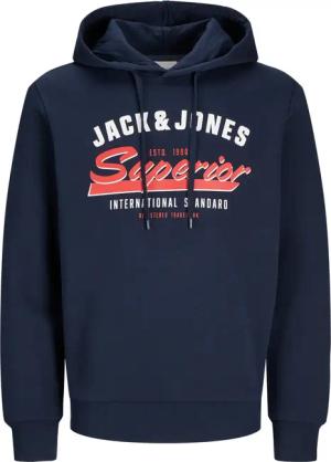 Sweatshirt mit Kapuze 2 Kragen mit Logo Jack & Jones