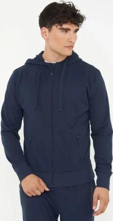 Sweatshirt mit Kapuze in Baumwolle ZIPPY blau