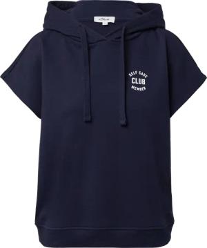 Sweatshirt mit Kapuze und überschnittenen Schultern