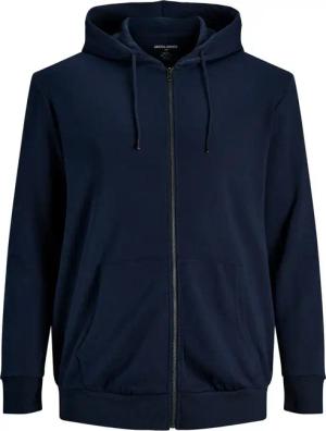 Sweatshirt mit Reißverschluss und Kapuze in großen Größen Jack & Jones Basic Bleu
