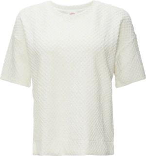 Sweatshirt mit Rundhalsausschnitt und strukturierter Oberfläche