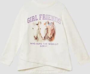 Sweatshirt mit überlappendem Saum und kuscheliger Innenseite