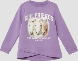 Sweatshirt mit überlappendem Saum und kuscheliger Innenseite