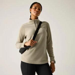 Sweethart Damen-Fleecejacke, leicht, mit halbem Reißverschluss, zum Wandern