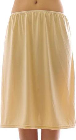 SYS Unterrock Maxi Unterrock Gummibund Falten Rock Maxirock lang Skirt Unterwäsche