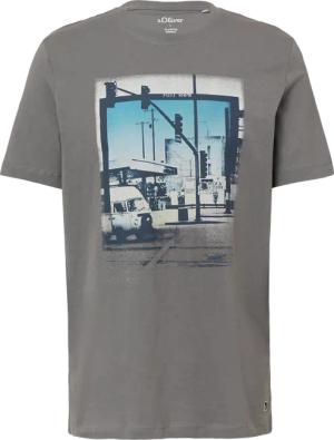 T-Shirt aus Baumwolle mit Fotoprint