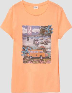 T-Shirt aus Baumwolle mit Fotoprint