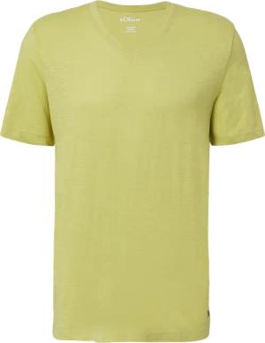 T-Shirt aus Baumwolle mit V-Ausschnitt