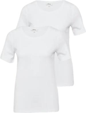 T-Shirt aus Interlockjersey im 2er-Pack