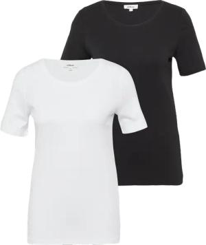 T-Shirt aus Interlockjersey im 2er-Pack