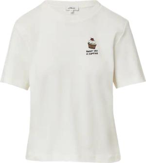 T-Shirt aus Interlockjersey mit Frontprint