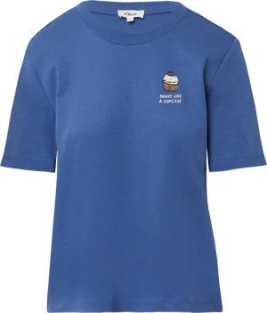 T-Shirt aus Interlockjersey mit Frontprint