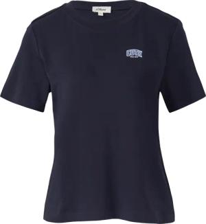 T-Shirt aus Interlockjersey mit kleinem Patch