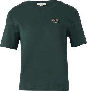 T-Shirt aus Interlockjersey mit kleinem Patch