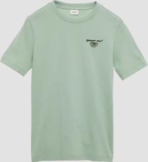 T-Shirt aus Jersey mit Stick-Detail