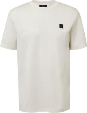 T-Shirt aus merzerisierter Baumwolle mit Logo-Detail