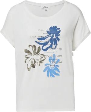 T-Shirt aus Viskosemix im Relaxed Fit