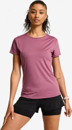 T-Shirt Damen Fitness Cardio - hellviolett