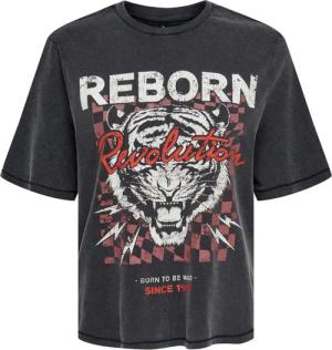 T-Shirt Damen Only Onllulu Life Boxy Wild Box Jrs