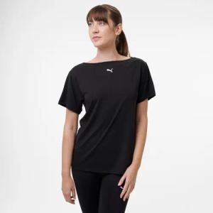 T-Shirt Damen weit - schwarz