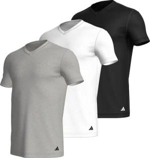 T-Shirt Herren 3er Pack Figurbetont-V-Neck Shirt, Active Core Cotton 3PK