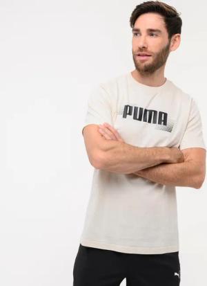 T-Shirt Herren Baumwolle - beige