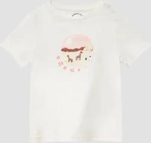 T-Shirt im A-Shape mit Glitzerprint