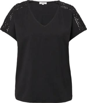 T-Shirt im Relaxed Fit mit Häkelspitze