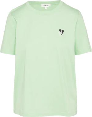 T-Shirt im Relaxed Fit mit Herz-Stickerei