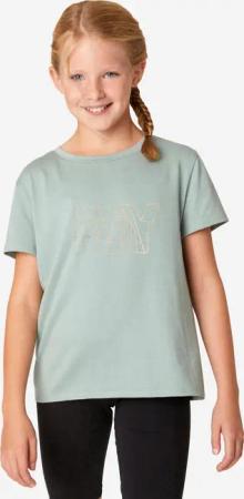 T-Shirt Kinder Mädchen Baumwolle - 500 grün