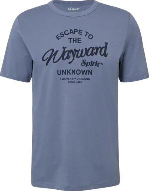 T-Shirt mit Artwork aus reiner Baumwolle