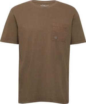 T-Shirt mit Brusttasche und Garment Dye