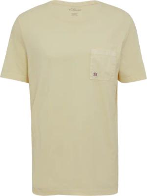 T-Shirt mit Brusttasche und Garment Dye