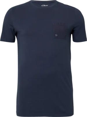 T-Shirt mit Brusttasche und Garment Dye