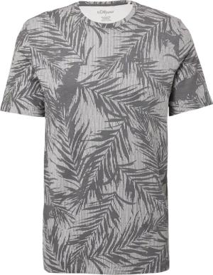 T-Shirt mit Crew Neck und All-over-Print