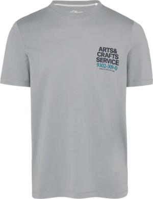 T-Shirt mit Crew Neck und Frontprint