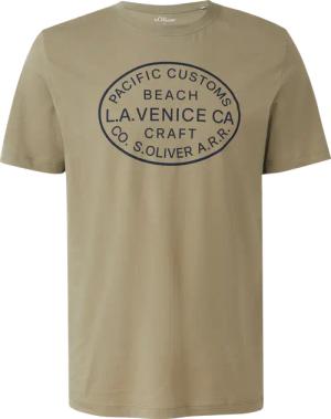 T-Shirt mit Crew Neck und Frontprint