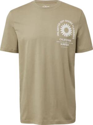 T-Shirt mit Crew Neck und Frontprint