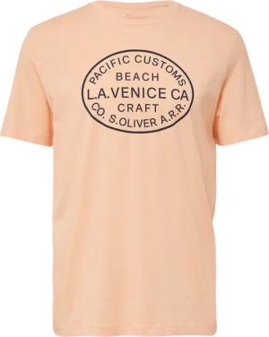 T-Shirt mit Crew Neck und Frontprint