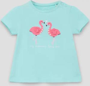 T-Shirt mit Flamingo-Artwork