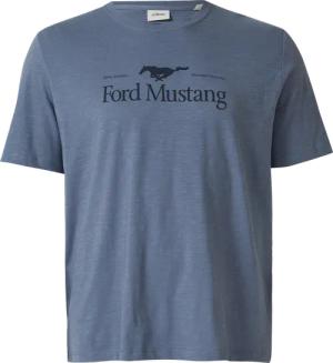 T-Shirt mit Flammgarnstruktur und Artwork