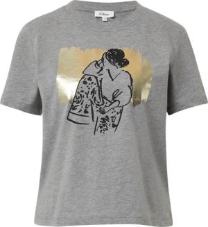 T-Shirt mit Folien-Print