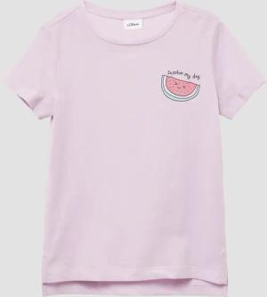 T-Shirt mit Front- und Rückenprint im Loose Fit