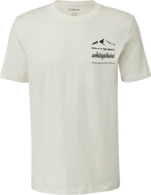 T-Shirt mit Frontprint aus Baumwolle