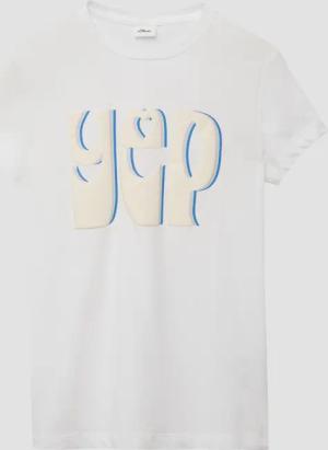 T-Shirt mit Frontprint im Loose Fit