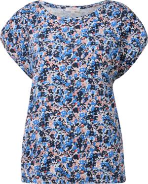 T-Shirt mit gerafften Ärmeln