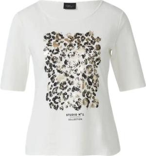 T-Shirt mit halblangem Arm und Leo-Frontprint
