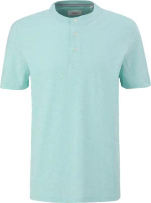 T-Shirt mit Henleyausschnitt